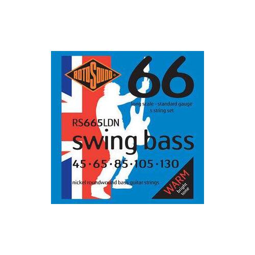 Rotosound RB45-5 Rotobass 5 String Bass Guitar Standard 45-105